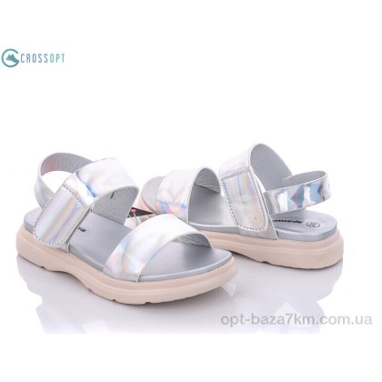 Босоножки детские "CROSSOPT" GX185-1 silver, (р.р. 26-30), Китай, от 5 шт. Босоножки детские "CROSSOPT" GX185-1 silver, (р.р. 26-30), Китай, от 5 шт.