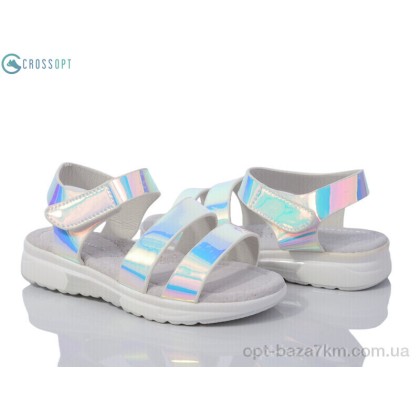 Босоножки детские "CROSSOPT" GX197-1 silver, (р.р. 26-31), Китай, от 6 шт. Босоножки детские "CROSSOPT" GX197-1 silver, (р.р. 26-31), Китай, от 6 шт.