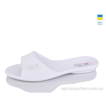 Шльопанці жіночі "Lot Shoes" 107 білий, (р.р. 36-40), Україна, від 10 шт.