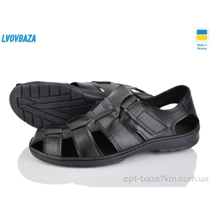 Сандали мужские "Lvovbaza" Ankor КР1 чорний, (р.р. 40-45), Украина, от 8 шт. Сандали мужские "Lvovbaza" Ankor КР1 чорний, (р.р. 40-45), Украина, от 8 шт.