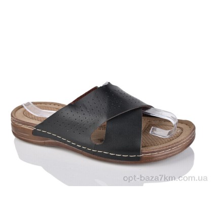 Шлепки мужские "Oscar" 252 black, (р.р. 40-44), Турция, от 6 шт.