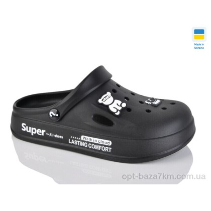 Крокси жіночі "Lot Shoes" N108 чорний, (р.р. 37-40), Україна, від 8 шт. Крокси жіночі "Lot Shoes" N108 чорний, (р.р. 37-40), Україна, від 8 шт.