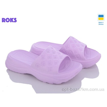 Шлепки женские "Roks" Dago 256 лаванда, (р.р. 37-41), Украина, от 8 шт.