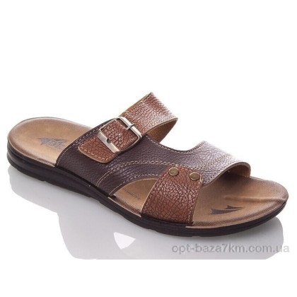 Шлепки мужские "DeMur" MK2026-2-6834 brown-camel, (р.р. 40-45), Турция, от 6 шт. Шлепки мужские "DeMur" MK2026-2-6834 brown-camel, (р.р. 40-45), Турция, от 6 шт.