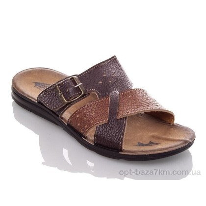 Шлепки мужские "DeMur" MK2026-2-6835 brown-camel, (р.р. 40-45), Турция, от 6 шт. Шлепки мужские "DeMur" MK2026-2-6835 brown-camel, (р.р. 40-45), Турция, от 6 шт.