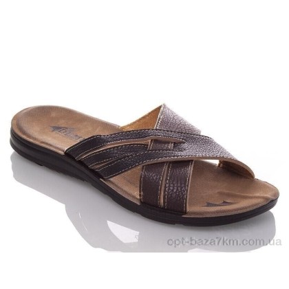 Шлепки мужские "DeMur" MK2026-2-6836 black-brown, (р.р. 40-45), Турция, от 6 шт. Шлепки мужские "DeMur" MK2026-2-6836 black-brown, (р.р. 40-45), Турция, от 6 шт.