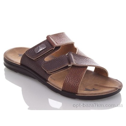 Шлепки мужские "DeMur" MK2026-2-6842 brown-camel, (р.р. 40-45), Турция, от 6 шт. Шлепки мужские "DeMur" MK2026-2-6842 brown-camel, (р.р. 40-45), Турция, от 6 шт.