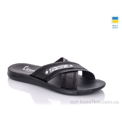 Шлепки мужские "DeMur" TRK2026-2-STL GL new black, (р.р. 41-46), Украина, от 6 шт. Шлепки мужские "DeMur" TRK2026-2-STL GL new black, (р.р. 41-46), Украина, от 6 шт.