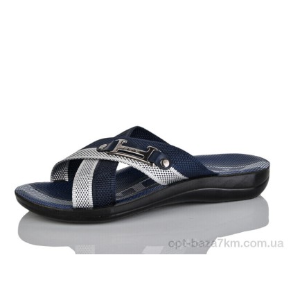 Шльопанці чоловічі "Lot Shoes" Турція синій, (р.р. 40-45), Туреччина, від 6 шт.