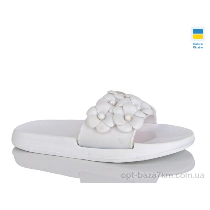 Шльопанці жіночі "Lot Shoes" Сакура білий, (р.р. 36-41), Україна, від 6 шт.