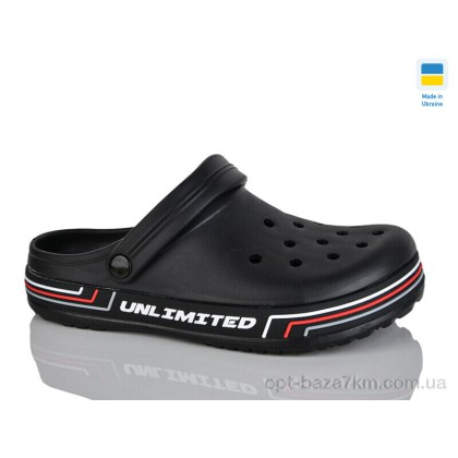 Кроксы мужские "Lot Shoes" 519 чорний, (р.р. 41-46), Украина, от 6 шт. Кроксы мужские "Lot Shoes" 519 чорний, (р.р. 41-46), Украина, от 6 шт.