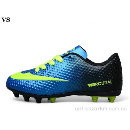 Футбольная обувь детская "VS" Crampon Mercurial 08 blue, (р.р. 31-35), Китай, от 8 шт. Футбольная обувь детская "VS" Crampon Mercurial 08 blue, (р.р. 31-35), Китай, от 8 шт.