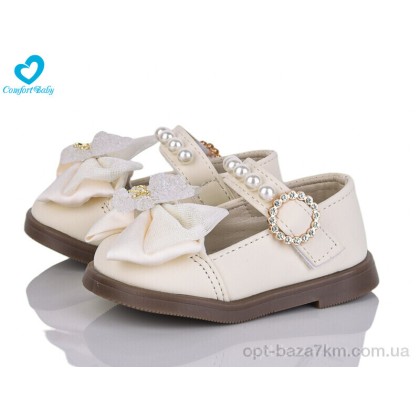 Туфли детские "Comfort-baby" 9-4 бежевий (11.5-13.5 см), (р.р. 16-20), Китай, от 7 шт. Туфли детские "Comfort-baby" 9-4 бежевий (11.5-13.5 см), (р.р. 16-20), Китай, от 7 шт.