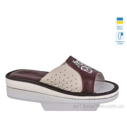 Шльопанці жіночі "Lot Shoes" 1-4 бордовий комн, (р.р. 36-40), Україна, від 6 шт.