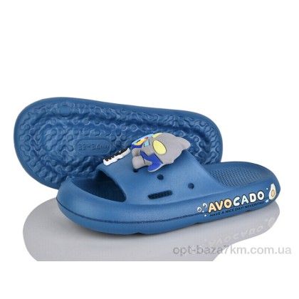 Шльопанці дитячі "КалориЯ" 2406 blue, (р.р. 33-38), Китай, від 6 шт. Шльопанці дитячі "КалориЯ" 2406 blue, (р.р. 33-38), Китай, від 6 шт.