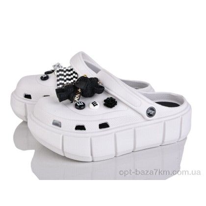 Крокси жіночі "КалориЯ" 3221 white, (р.р. 36-41), Китай, від 6 шт. Крокси жіночі "КалориЯ" 3221 white, (р.р. 36-41), Китай, від 6 шт.