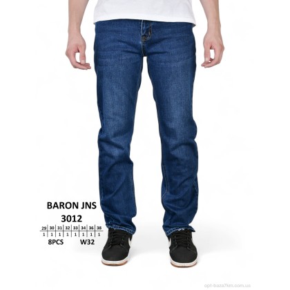 Джинсы мужские "Baron" 3012, (р.р. 29-38), Китай, от 8 шт. Джинсы мужские "Baron" 3012, (р.р. 29-38), Китай, от 8 шт.