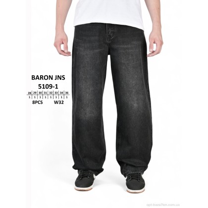 Джинсы мужские "Baron" 5109-1, (р.р. 28-36), Китай, от 8 шт. Джинсы мужские "Baron" 5109-1, (р.р. 28-36), Китай, от 8 шт.