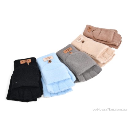 Рукавички жіночі "Королева" J3008 mix (альпака), (р.р. One size), Китай, від 12 шт.