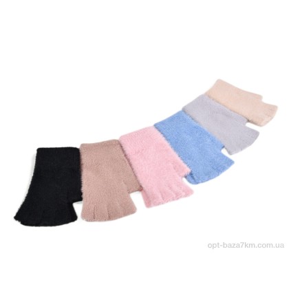 Рукавички жіночі "Королева" J3013 mix (норка), (р.р. One size), Китай, від 12 шт.
