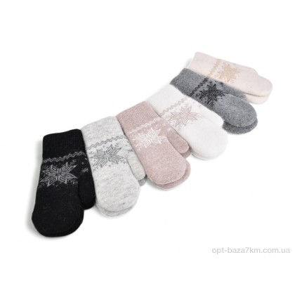 Варежки женские "Королева" J1026 mix (ангора), (р.р. One size), Китай, от 12 шт. Варежки женские "Королева" J1026 mix (ангора), (р.р. One size), Китай, от 12 шт.
