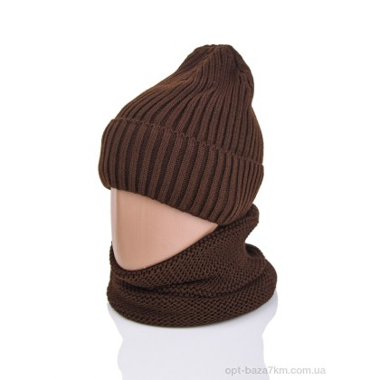 Шапка жіноча "Королева" 9-25 d.brown, (р.р. One size), Китай, від 5 шт. Шапка жіноча "Королева" 9-25 d.brown, (р.р. One size), Китай, від 5 шт.