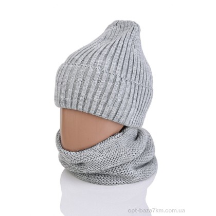 Шапка жіноча "Королева" 9-25 grey, (р.р. One size), Китай, від 5 шт. Шапка жіноча "Королева" 9-25 grey, (р.р. One size), Китай, від 5 шт.