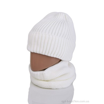 Шапка жіноча "Королева" 9-25 white, (р.р. One size), Китай, від 5 шт. Шапка жіноча "Королева" 9-25 white, (р.р. One size), Китай, від 5 шт.