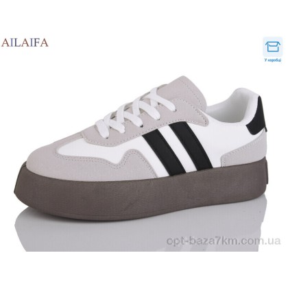 Кроссовки женские "Ailaifa" DX18 grey, (р.р. 36-41), Китай, от 8 шт.