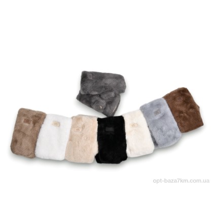 Мітенки жіночі "Королева" M22-97 (норка) mix, (р.р. One size), Китай, від 12 шт.