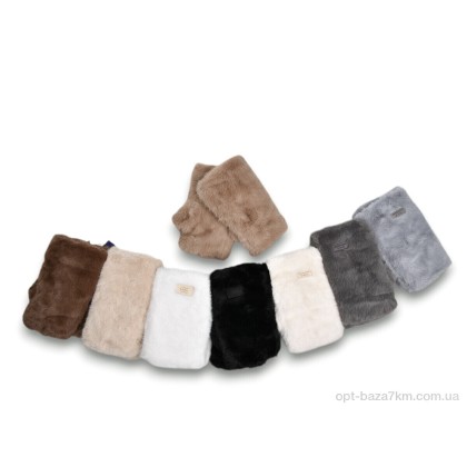 Мітенки жіночі "Королева" M22 (норка) mix, (р.р. One size), Китай, від 12 шт.