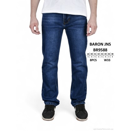 Джинсы мужские "Baron" BR9588, (р.р. 29-38), Китай, от 8 шт. Джинсы мужские "Baron" BR9588, (р.р. 29-38), Китай, от 8 шт.