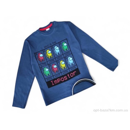 Батник дитячий "Kids-modnik" 4390 синій, (р.р. 7-10), Туреччина, від 4 шт. Батник дитячий "Kids-modnik" 4390 синій, (р.р. 7-10), Туреччина, від 4 шт.