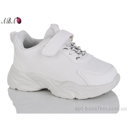 Кроссовки детские "Aba" PV779-2 white, (р.р. 26-31), Китай, от 6 шт. Кроссовки детские "Aba" PV779-2 white, (р.р. 26-31), Китай, от 6 шт.