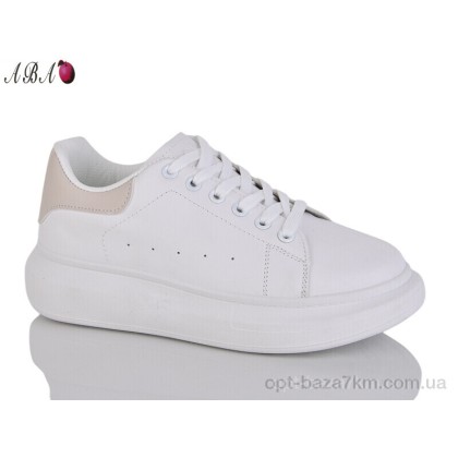 Кроссовки женские "Aba" PV775 white, (р.р. 36-41), Китай, от 12 шт.