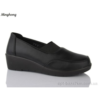 Туфли женские "Minghong" 797 black, (р.р. 37-42), Китай, от 8 шт. Туфли женские "Minghong" 797 black, (р.р. 37-42), Китай, от 8 шт.