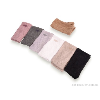 Мітенки жіночі "Королева" W1-1 (тедди) mix, (р.р. One size), Китай, від 12 шт.
