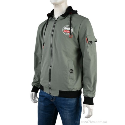 Куртка чоловіча "Мир" 4162-88015-3 green, (р.р. S-2XL), Китай, від 5 шт.
