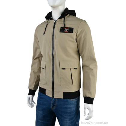 Куртка чоловіча "Мир" 4163-88013-4 beige, (р.р. S-2XL), Китай, від 5 шт.