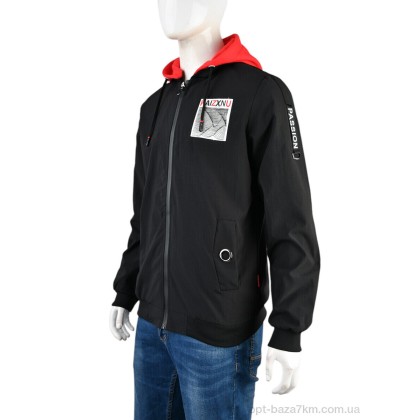 Куртка чоловіча "Мир" 4163-88016-1 black, (р.р. S-2XL), Китай, від 5 шт.