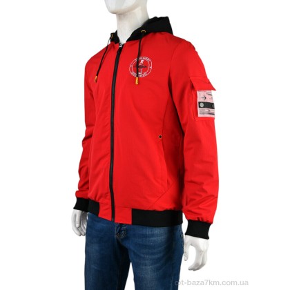 Куртка чоловіча "Мир" 4163-99012-2 red, (р.р. S-2XL), Китай, від 5 шт.
