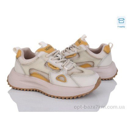 Кроссовки женские "S.Sofi.S" YH25002 yellow, (р.р. 36-40), Китай, от 8 шт. Кроссовки женские "S.Sofi.S" YH25002 yellow, (р.р. 36-40), Китай, от 8 шт.