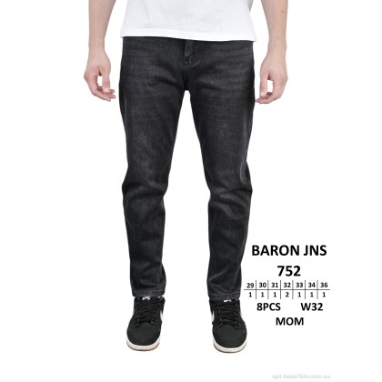 Джинсы мужские "Baron" 752, (р.р. 29-36), Китай, от 8 шт. Джинсы мужские "Baron" 752, (р.р. 29-36), Китай, от 8 шт.