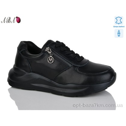 Кроссовки женские "Aba" Y796-5 black, (р.р. 37-41), Китай, от 6 шт.