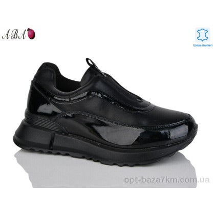 Кроссовки женские "Aba" Y701-1 black, (р.р. 37-41), Китай, от 6 шт.