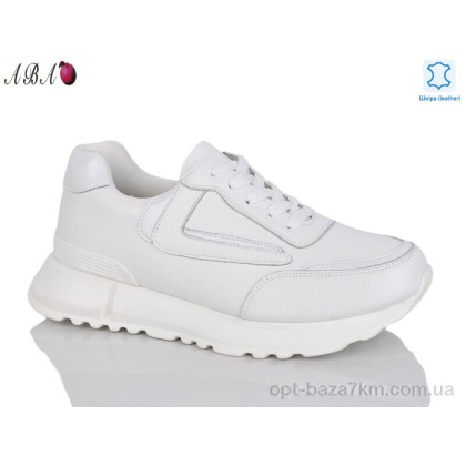 Кроссовки женские "Aba" Y735-8 white, (р.р. 37-41), Китай, от 6 шт.