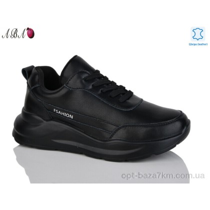 Кроссовки женские "Aba" Y795-5 black, (р.р. 37-41), Китай, от 6 шт.