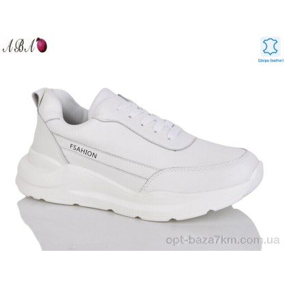 Кроссовки женские "Aba" Y795-8 white, (р.р. 37-41), Китай, от 6 шт.