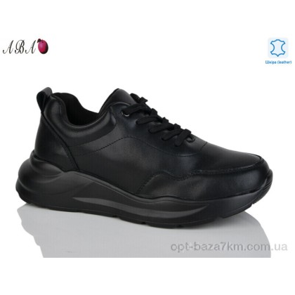 Кроссовки женские "Aba" Y797-5 black, (р.р. 37-41), Китай, от 6 шт.
