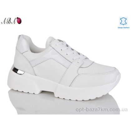 Кроссовки женские "Aba" Y771-8 white, (р.р. 37-41), Китай, от 6 шт.